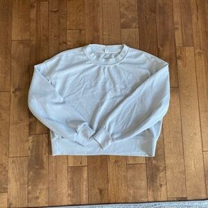 Lululemon Ribbed Softstreme Perfectly Oversized Cropped Crew
